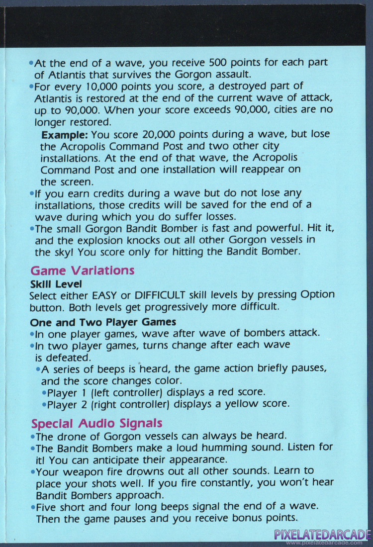Atlantis: Instruction Manual - Page 4