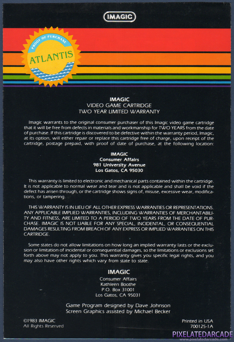 Atlantis: Instruction Manual - Page 6