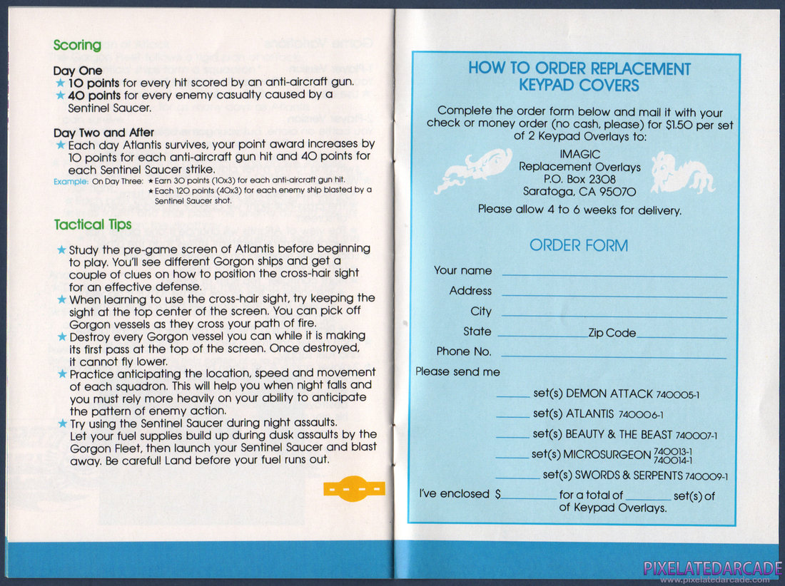 Atlantis: Instruction Manual - Page 8