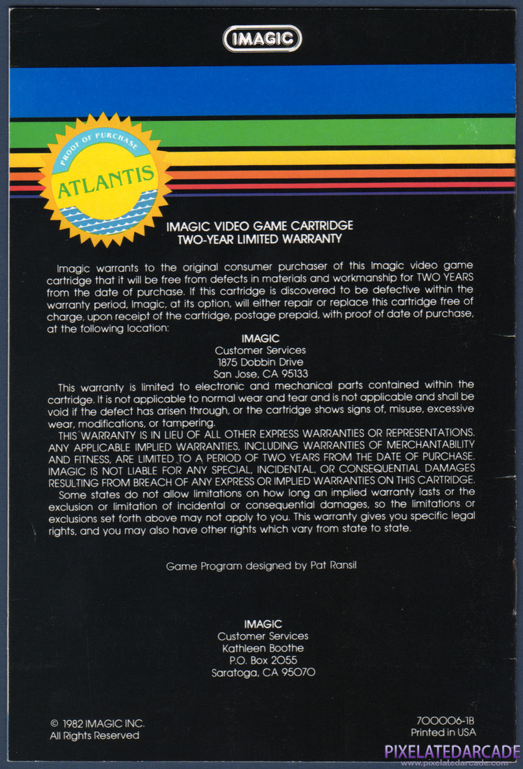 Atlantis: Instruction Manual - Page 9