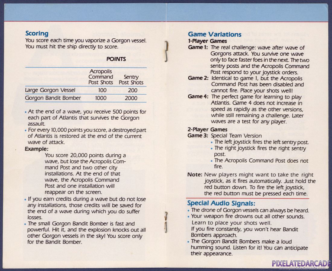 Atlantis: Instruction Manual - Page 3