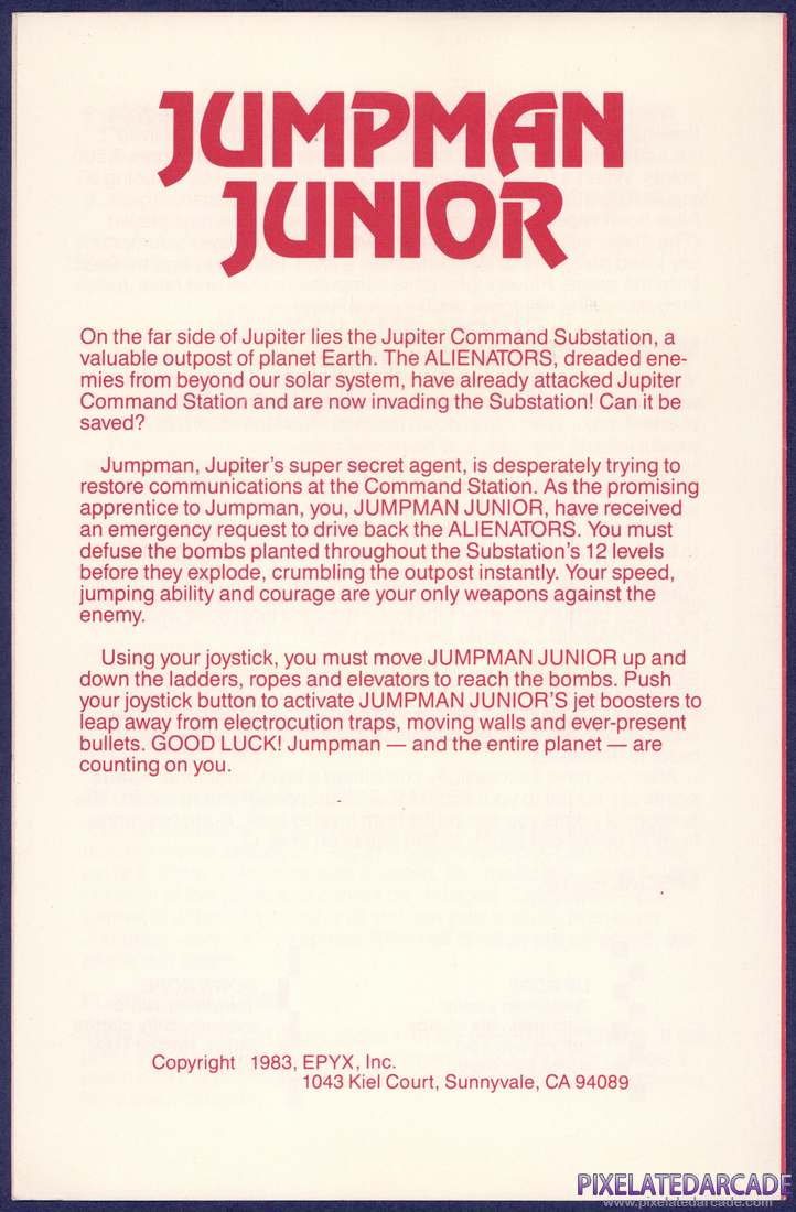 Jumpman Junior: Instruction Manual - Page 4