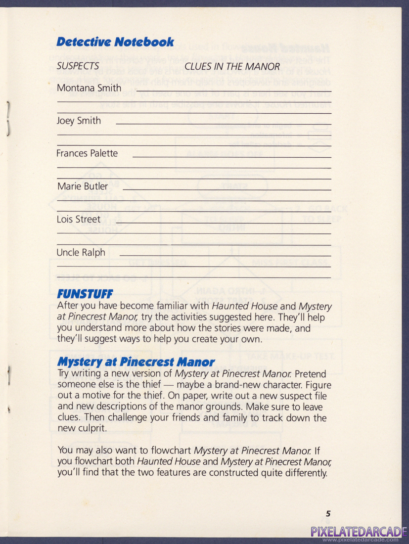 Tales of Mystery: Instruction Manual - Page 5