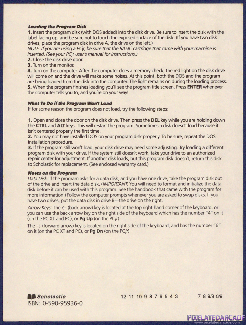 Tales of Mystery: IBM Reference Guide - Back