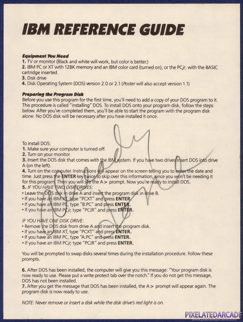 Tales of Mystery: IBM Reference Guide - Front