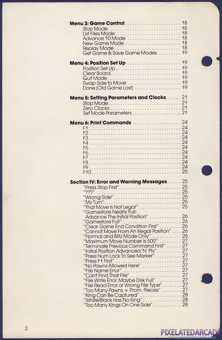 Chess: Instruction Manual - Page 2