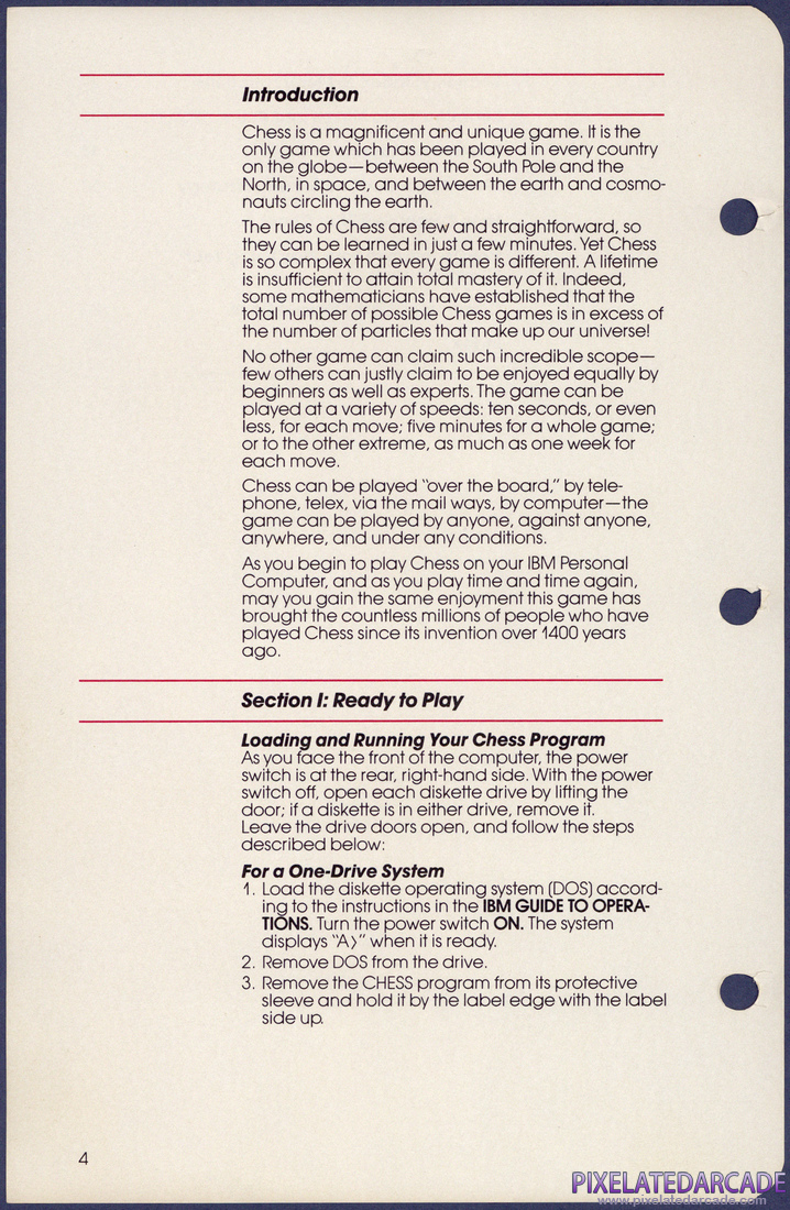 Chess: Instruction Manual - Page 4