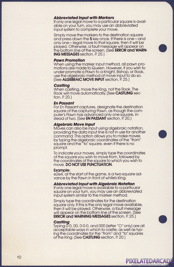 Chess: Instruction Manual - Page 10