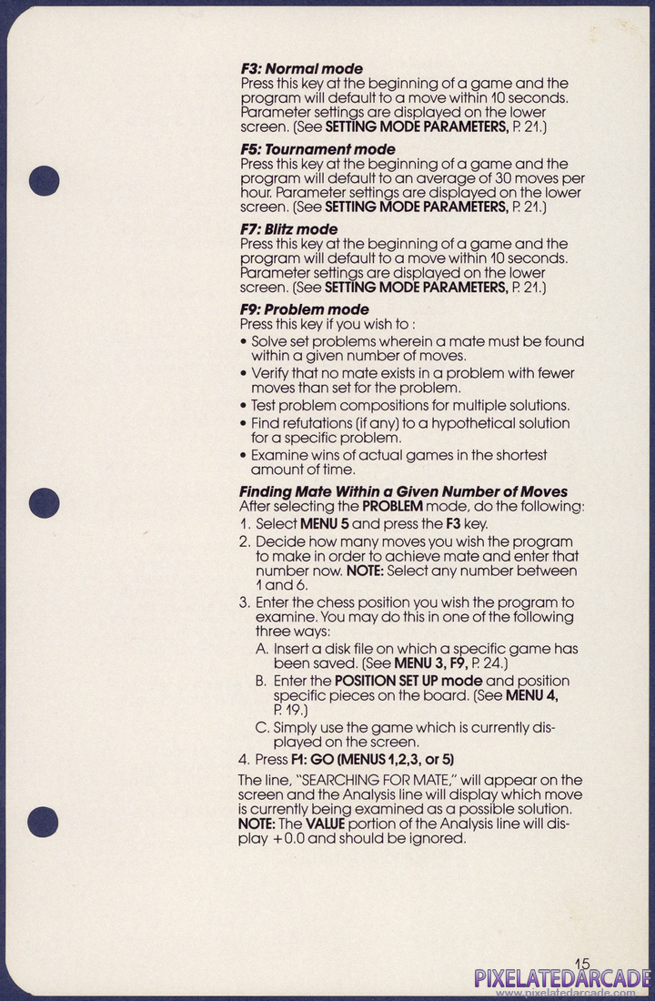 Chess: Instruction Manual - Page 15