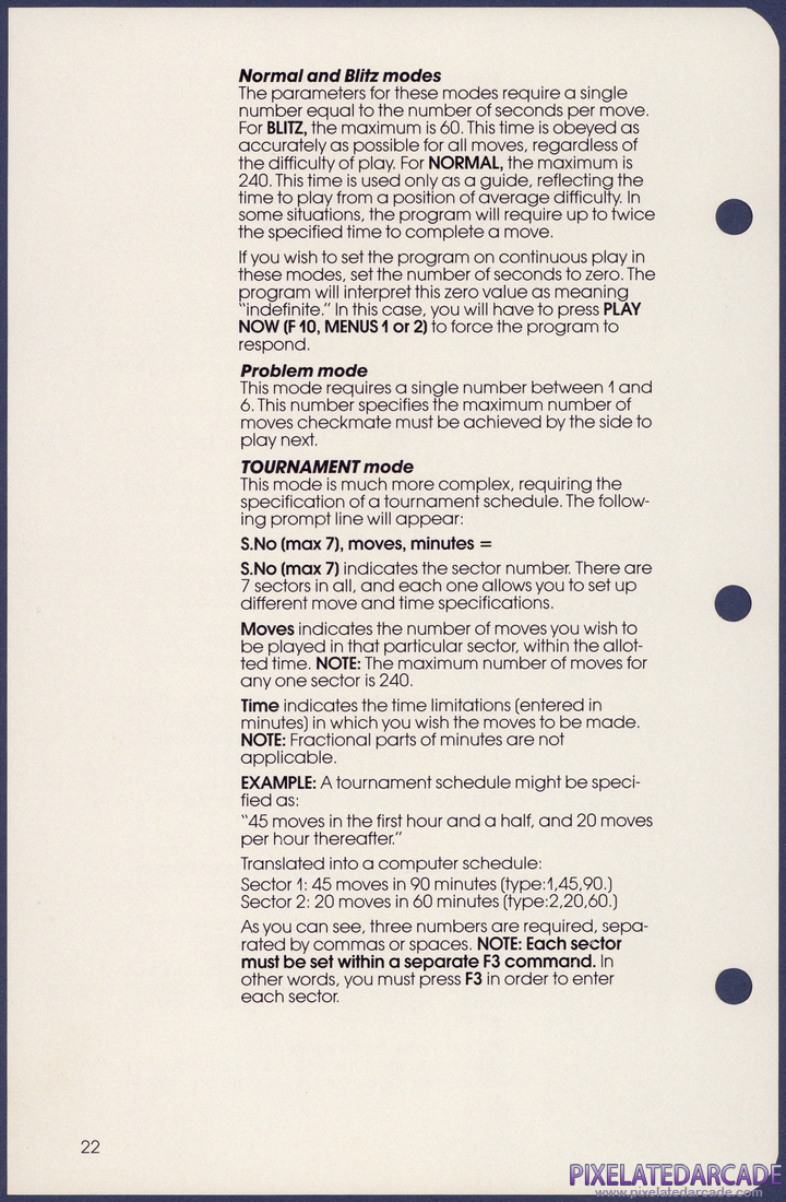 Chess: Instruction Manual - Page 22
