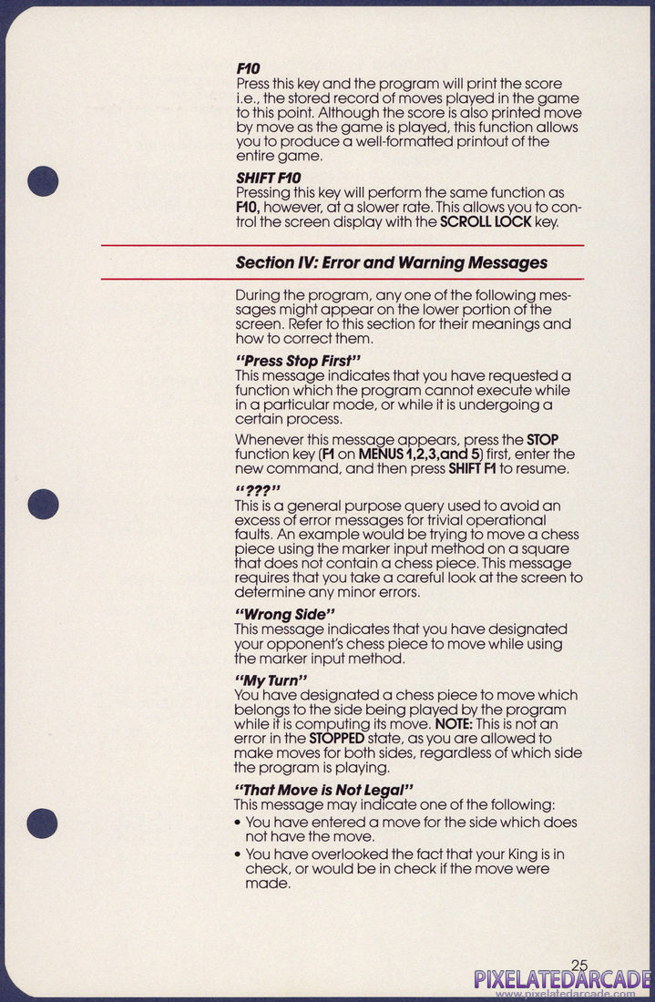 Chess: Instruction Manual - Page 25