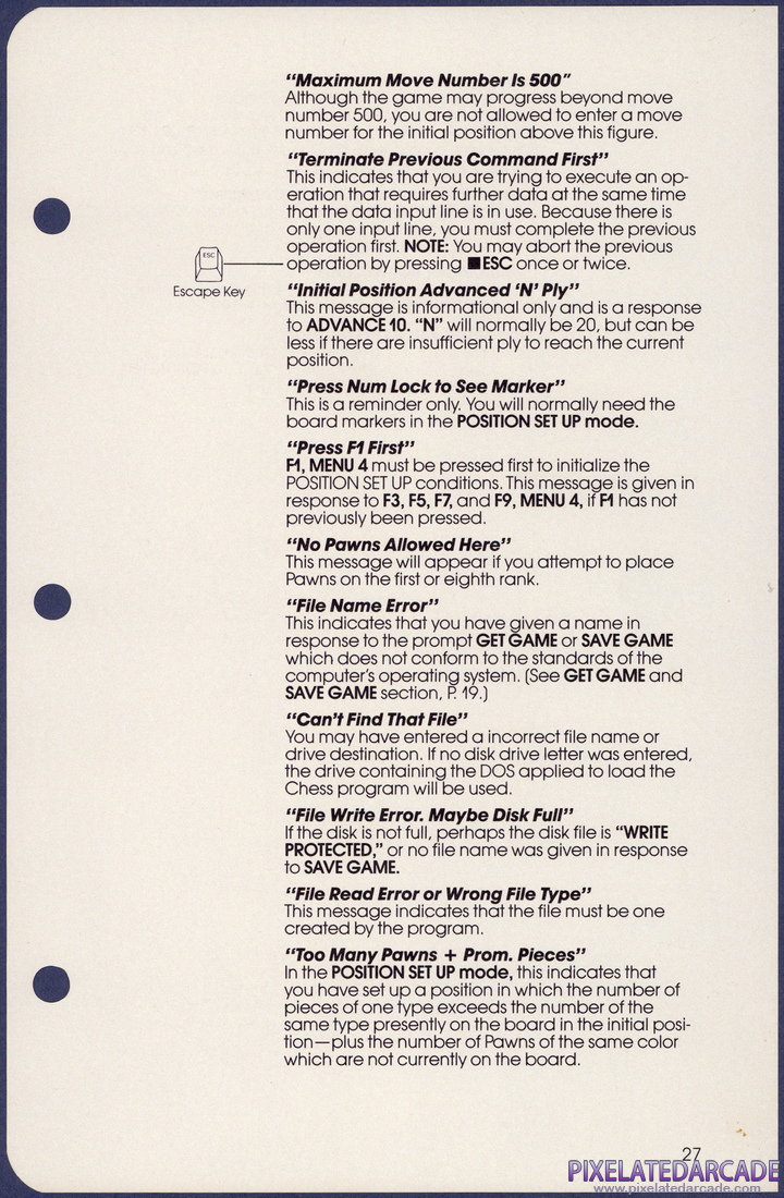 Chess: Instruction Manual - Page 27