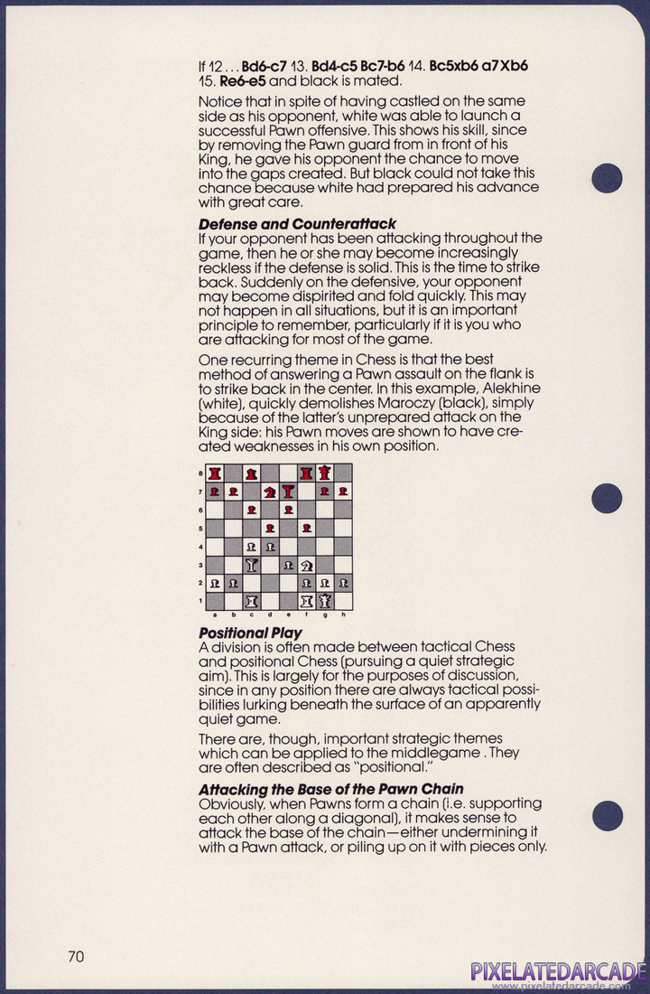 Chess: Instruction Manual - Page 70