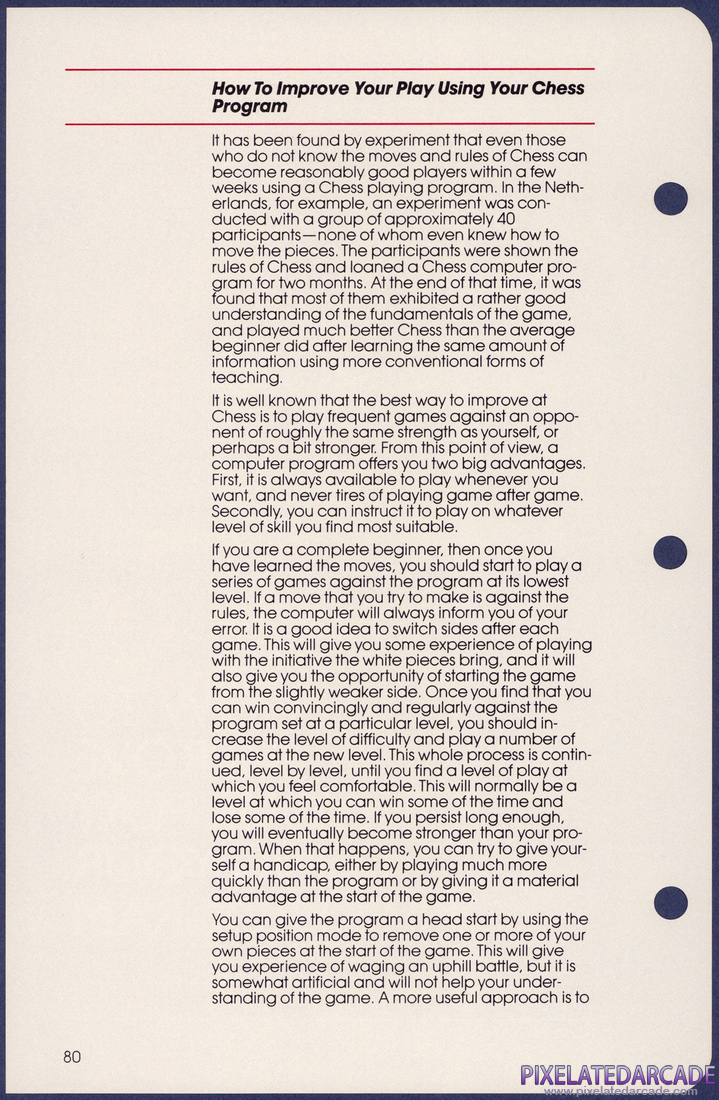 Chess: Instruction Manual - Page 80