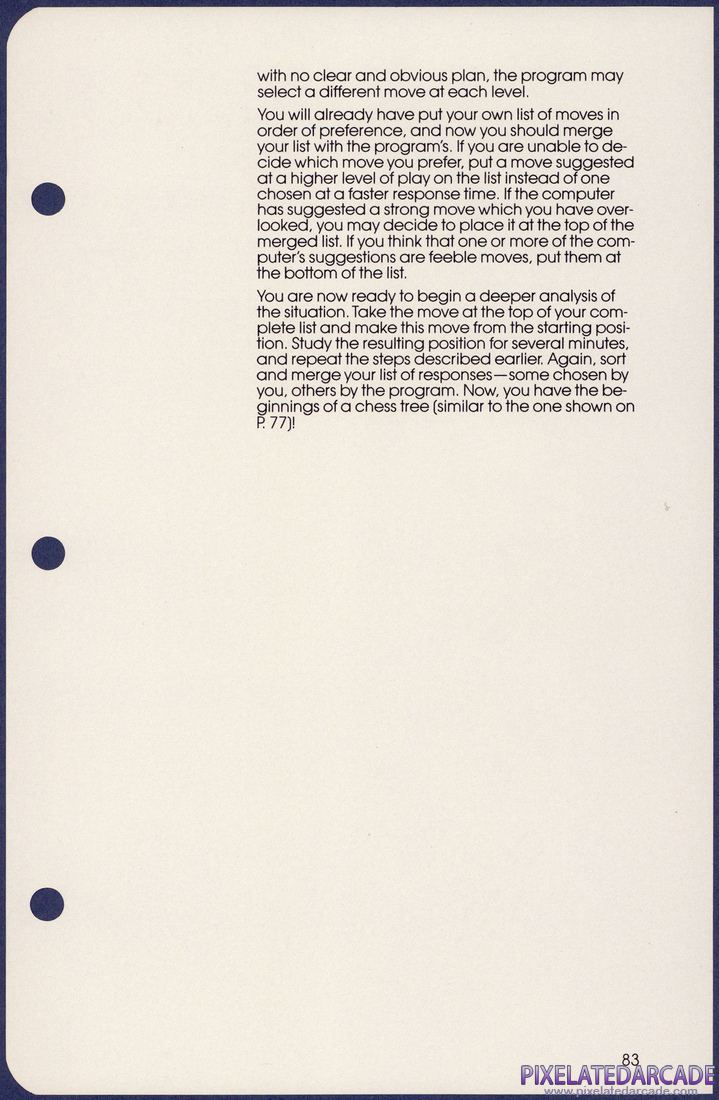 Chess: Instruction Manual - Page 83
