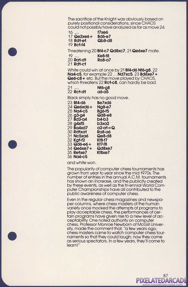 Chess: Instruction Manual - Page 87