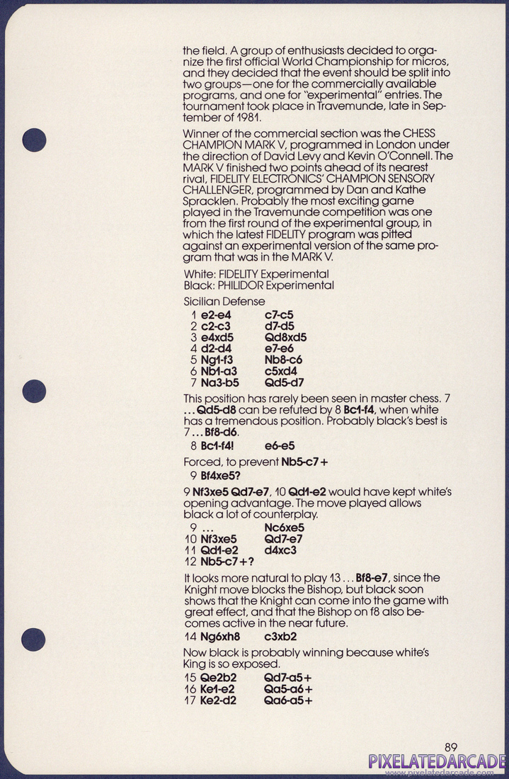 Chess: Instruction Manual - Page 89
