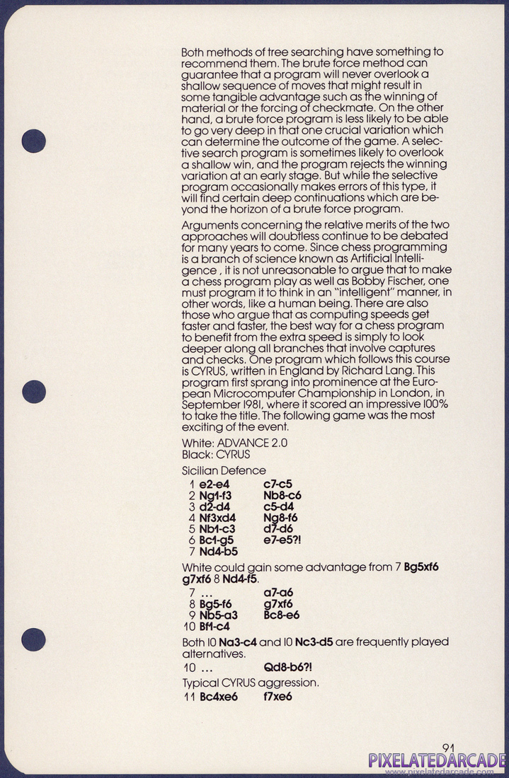 Chess: Instruction Manual - Page 91