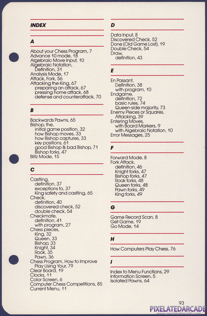 Chess: Instruction Manual - Page 93