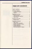 Table of Contents