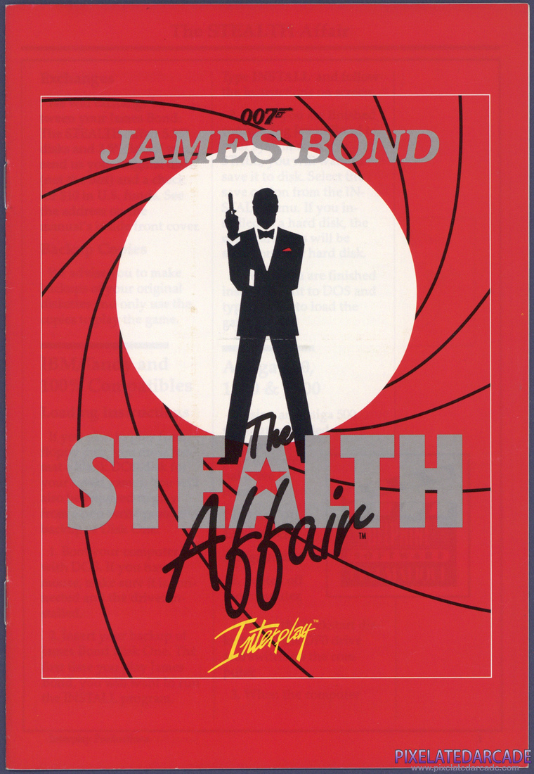 James Bond: The Stealth Affair: Instruction Manual - Front Cover