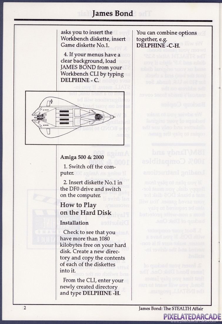 James Bond: The Stealth Affair: Instruction Manual - Page 2