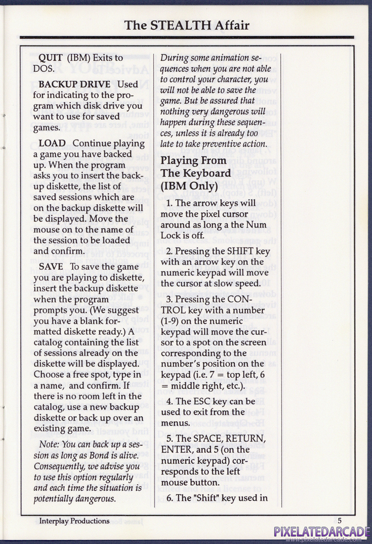 James Bond: The Stealth Affair: Instruction Manual - Page 5