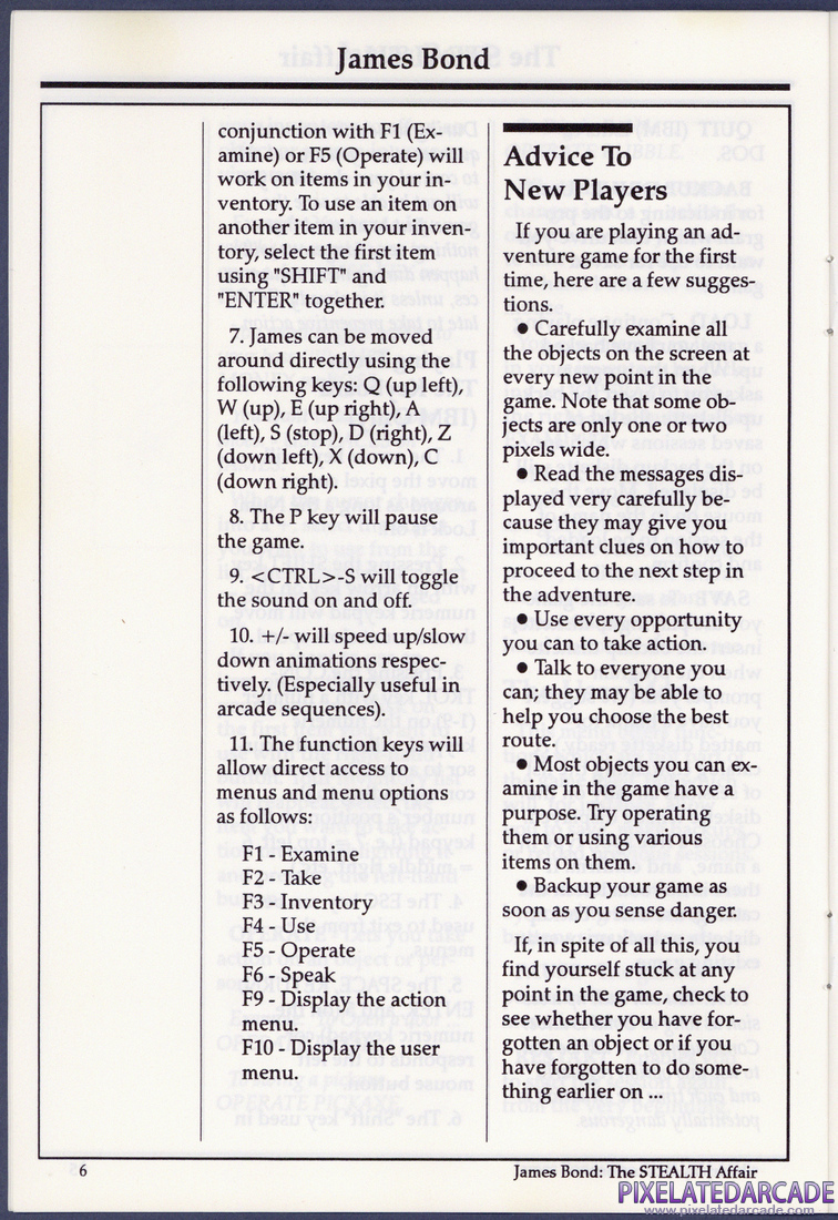 James Bond: The Stealth Affair: Instruction Manual - Page 6