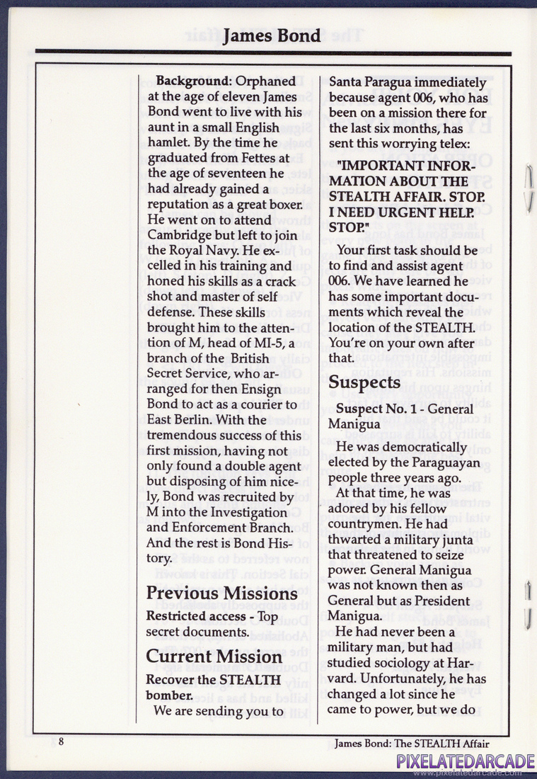James Bond: The Stealth Affair: Instruction Manual - Page 8