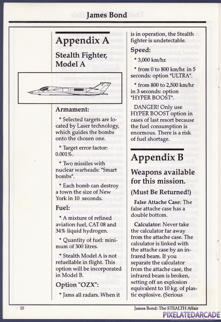 James Bond: The Stealth Affair: Instruction Manual - Page 10