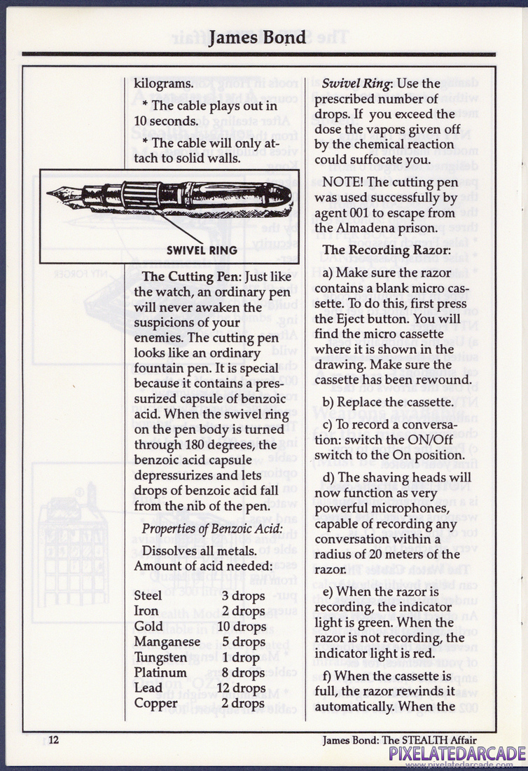 James Bond: The Stealth Affair: Instruction Manual - Page 12