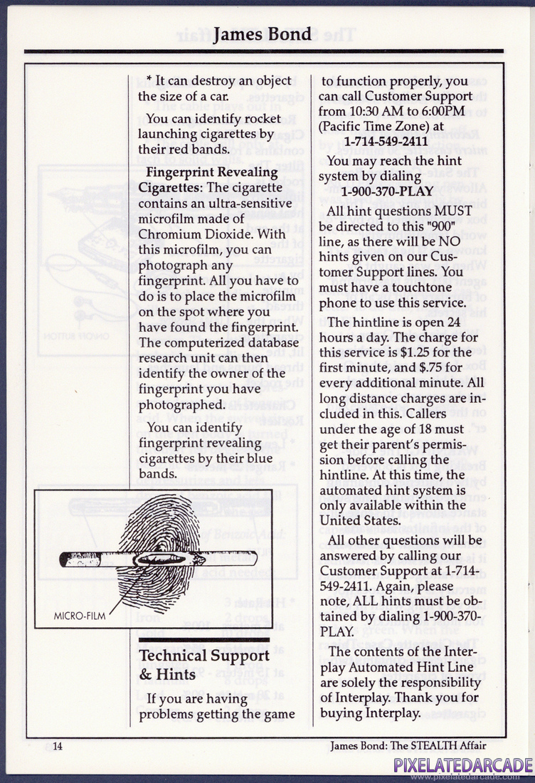 James Bond: The Stealth Affair: Instruction Manual - Page 14