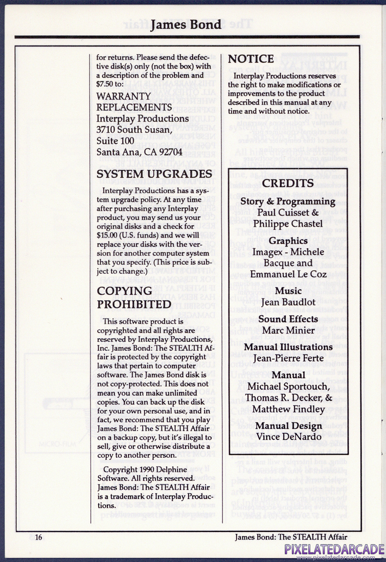 James Bond: The Stealth Affair: Instruction Manual - Page 16