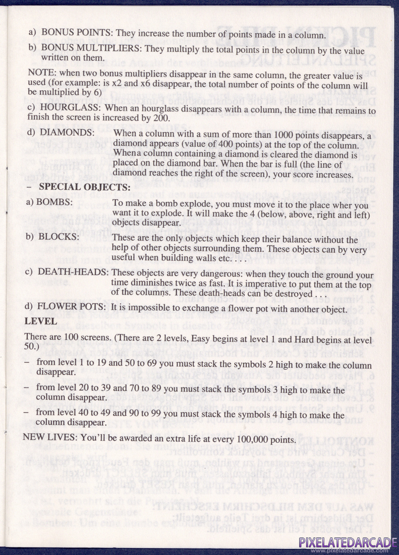 Pick'n Pile: Instruction Manual - Page 4