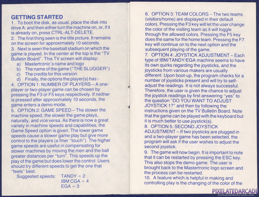 The Slugger: Instruction Manual - Page 2