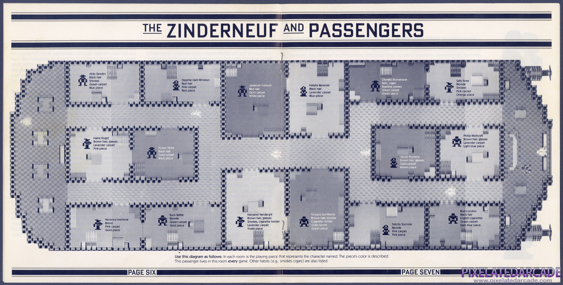 Murder on the Zinderneuf: Instruction Manual - Pages 6 - 7