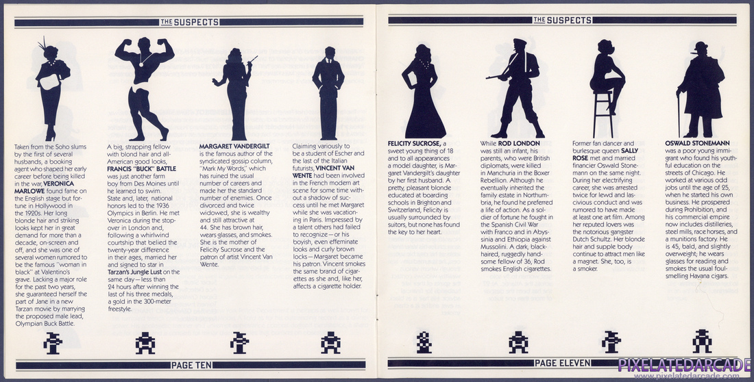 Murder on the Zinderneuf: Instruction Manual - Pages 10 - 11