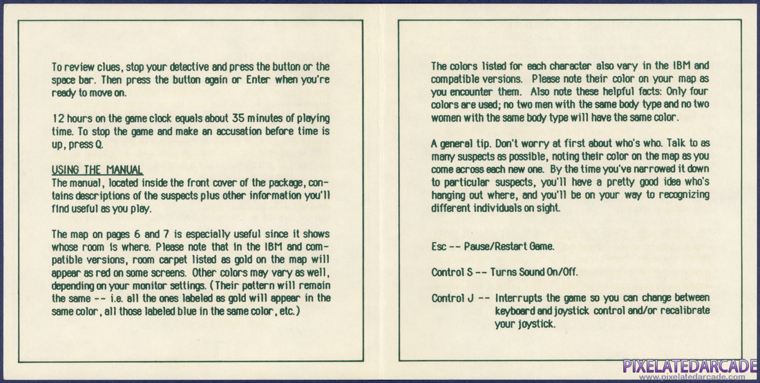 Murder on the Zinderneuf: Reference Card - Pages 2 - 3