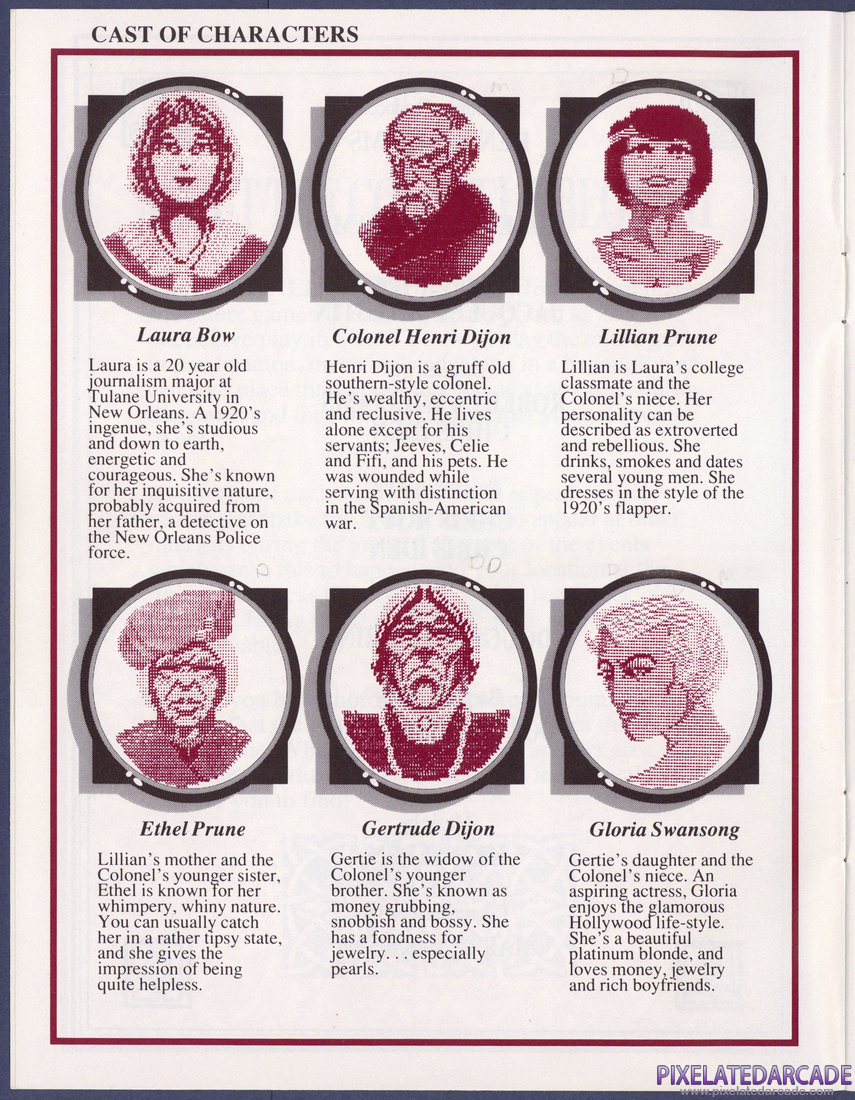 The Colonel's Bequest: Instruction Manual - Page 3