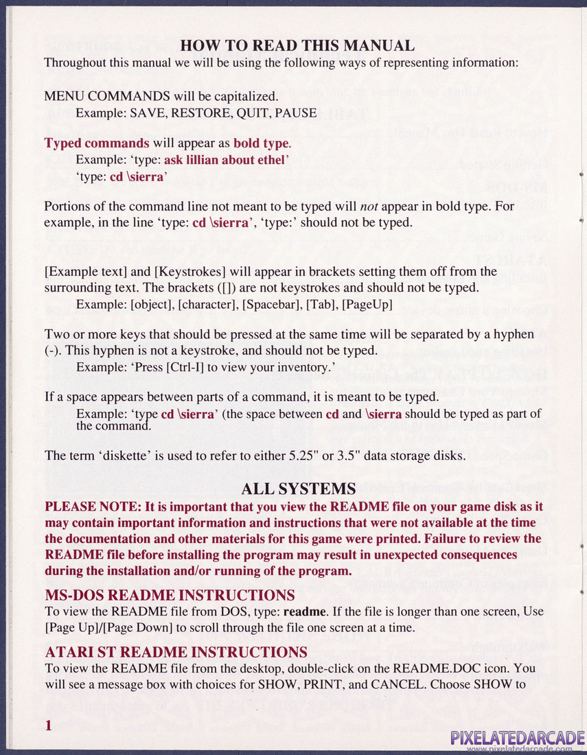 The Colonel's Bequest: Instruction Manual - Page 9
