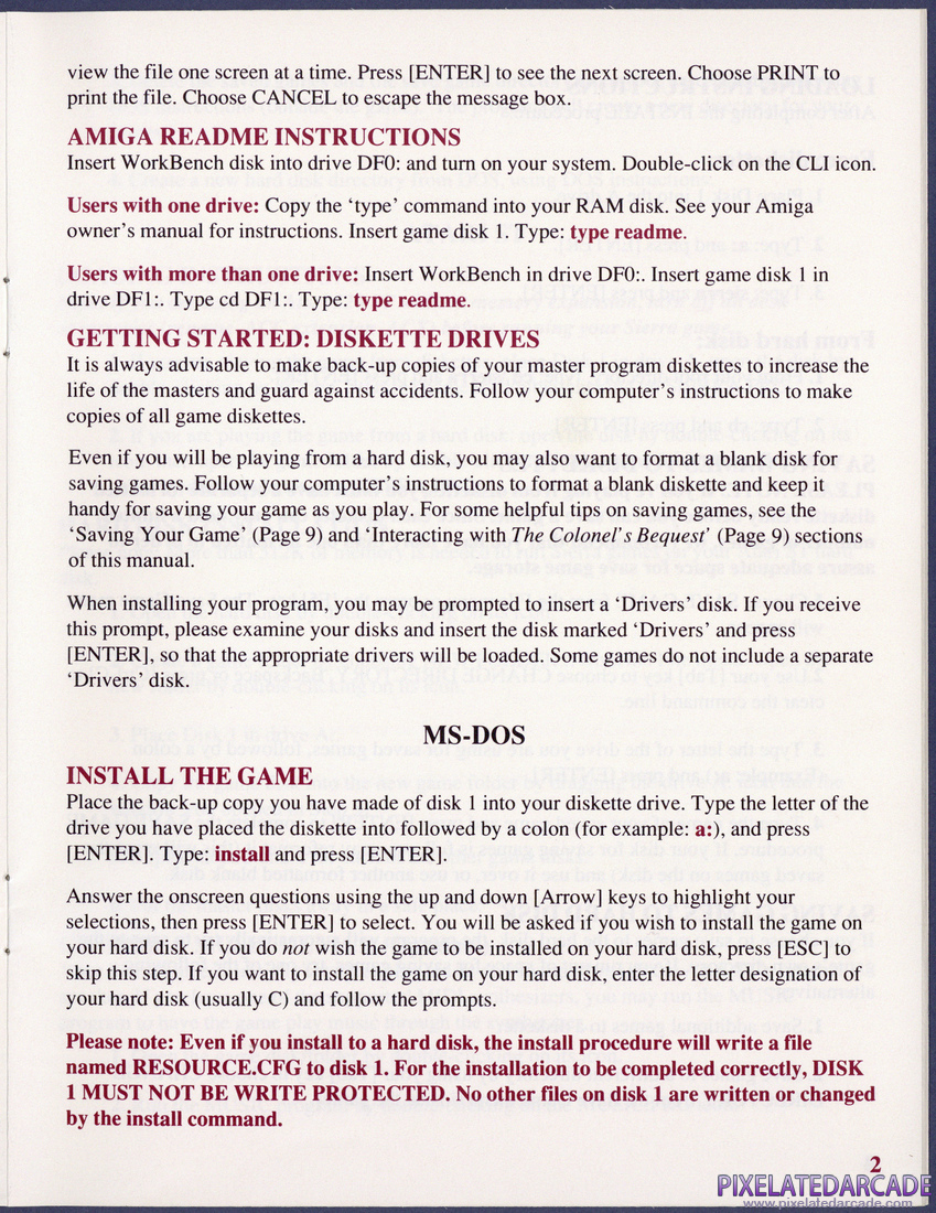 The Colonel's Bequest: Instruction Manual - Page 10