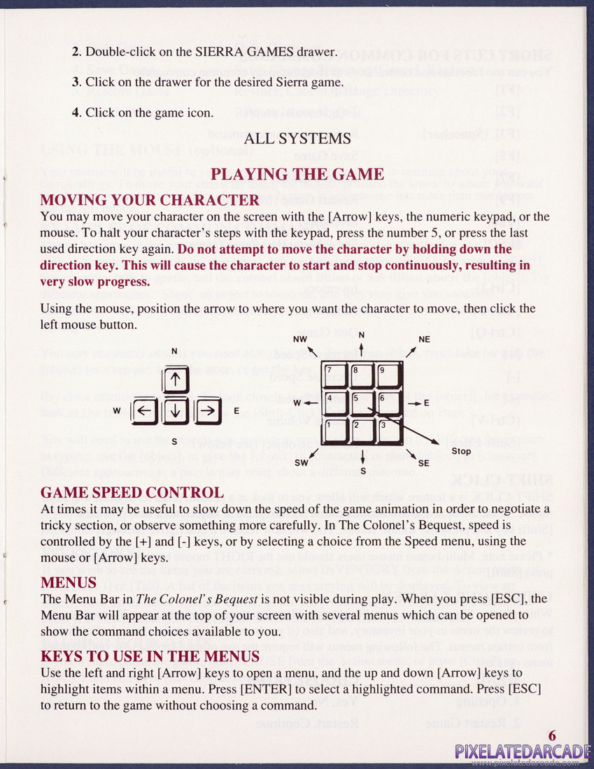 The Colonel's Bequest: Instruction Manual - Page 14