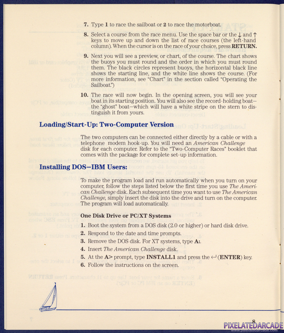 The American Challenge: A Sailing Simulation: Instruction Manual - Page 8