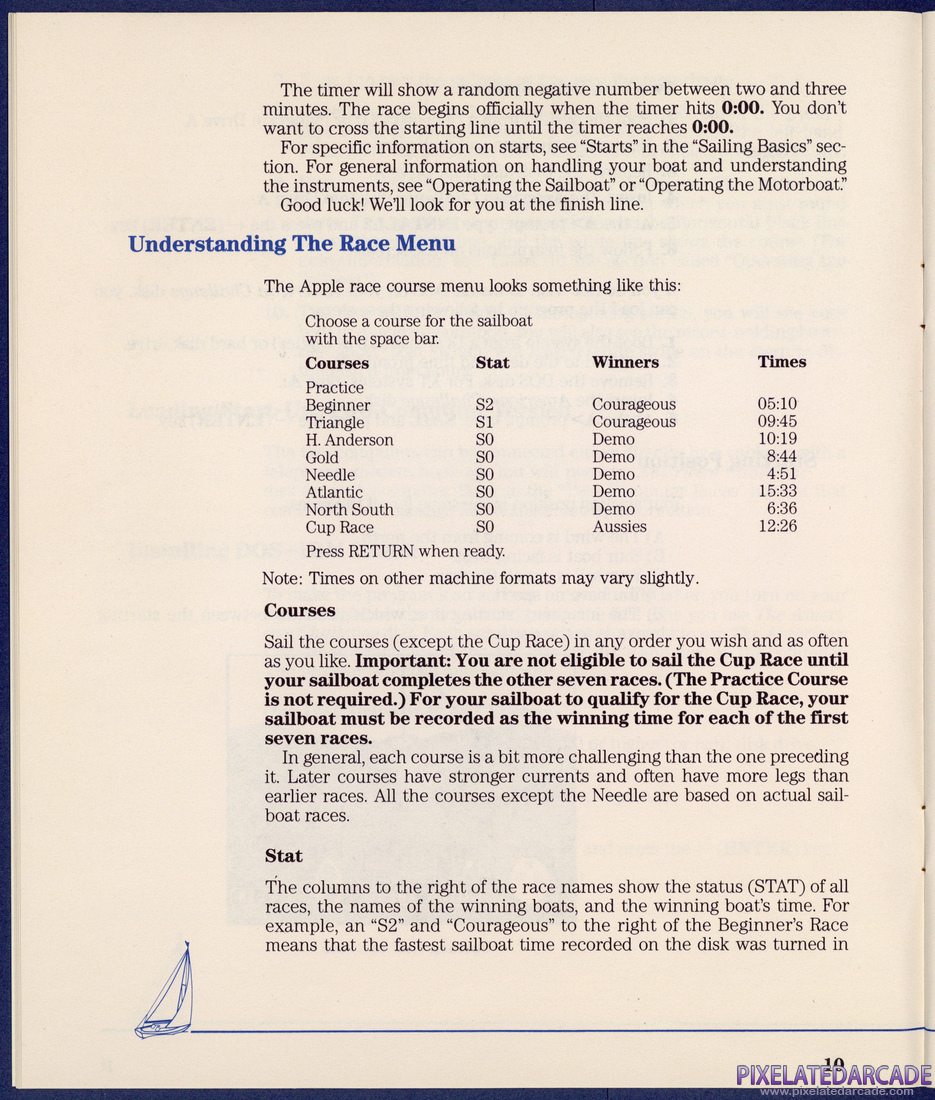 The American Challenge: A Sailing Simulation: Instruction Manual - Page 10