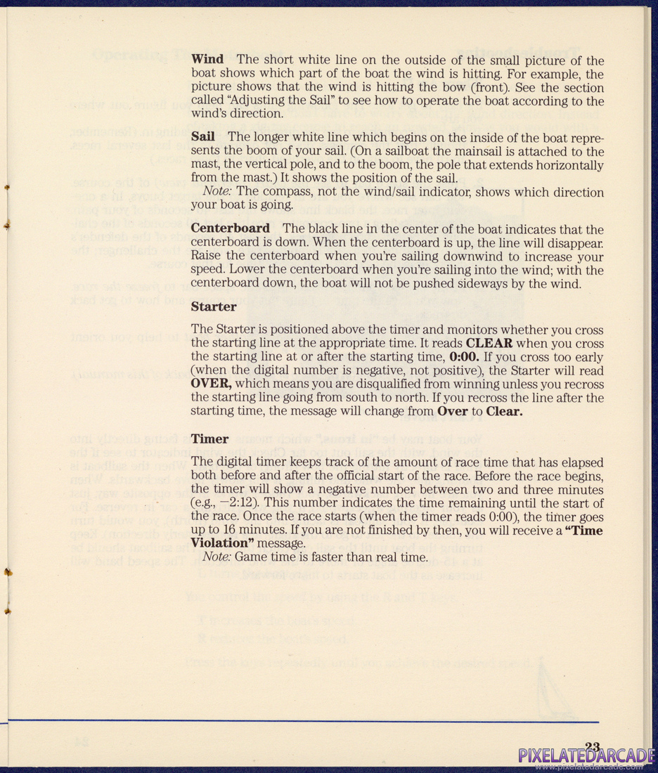 The American Challenge: A Sailing Simulation: Instruction Manual - Page 23