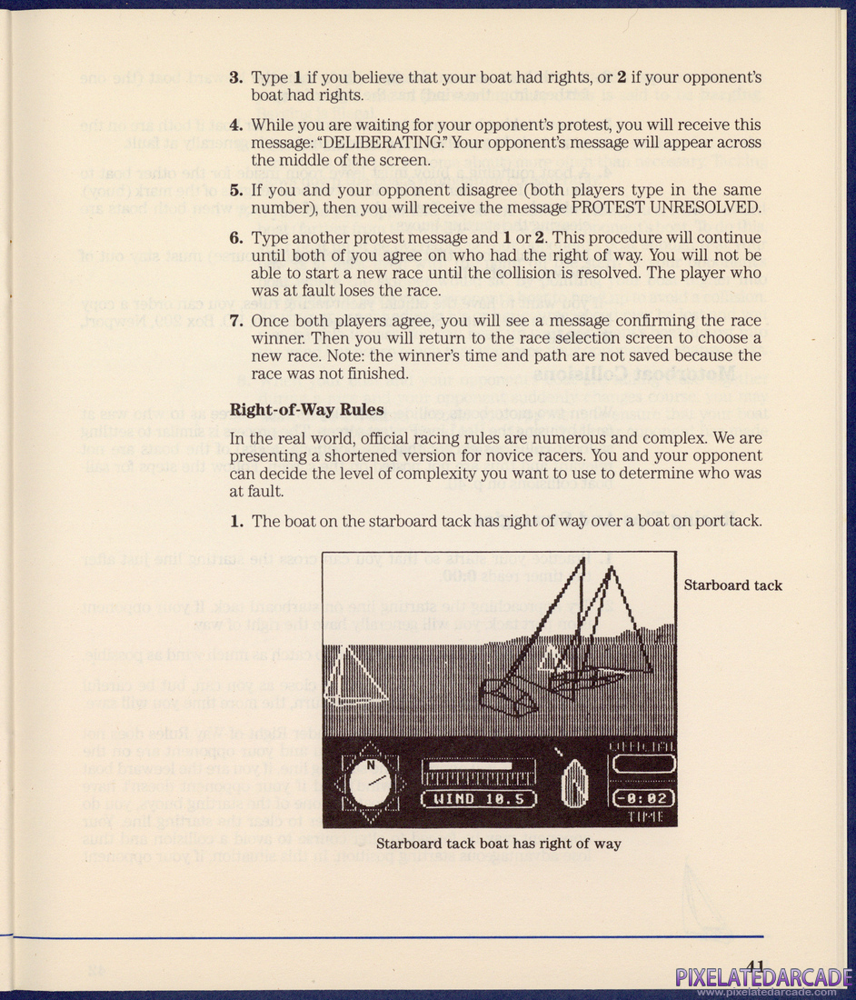 The American Challenge: A Sailing Simulation: Instruction Manual - Page 41