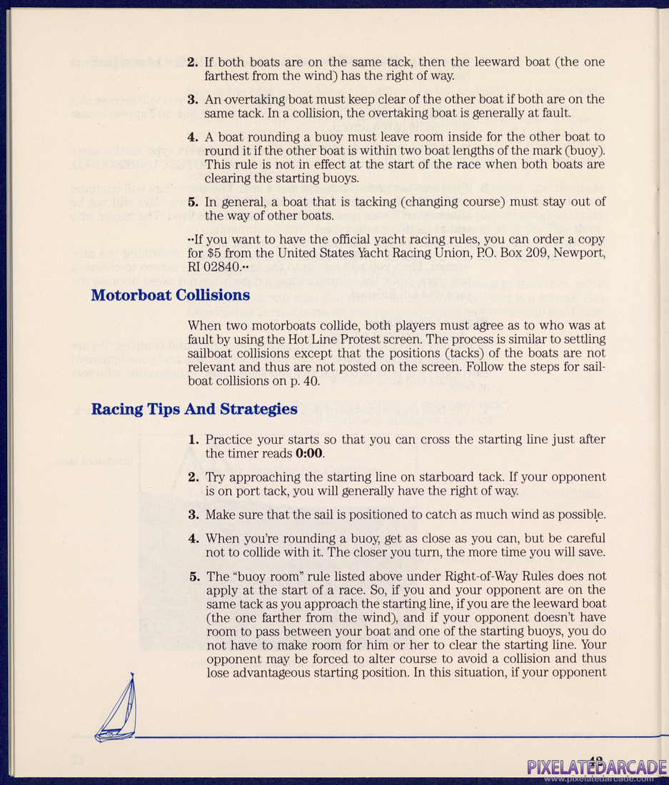 The American Challenge: A Sailing Simulation: Instruction Manual - Page 42