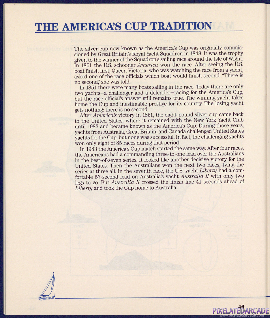 The American Challenge: A Sailing Simulation: Instruction Manual - Page 46