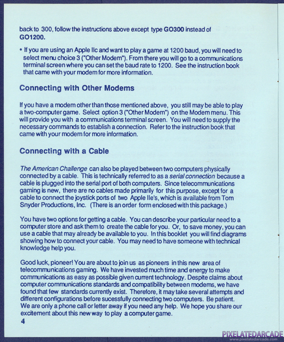 The American Challenge: A Sailing Simulation: Making The Two-Computer Connection - Page 4