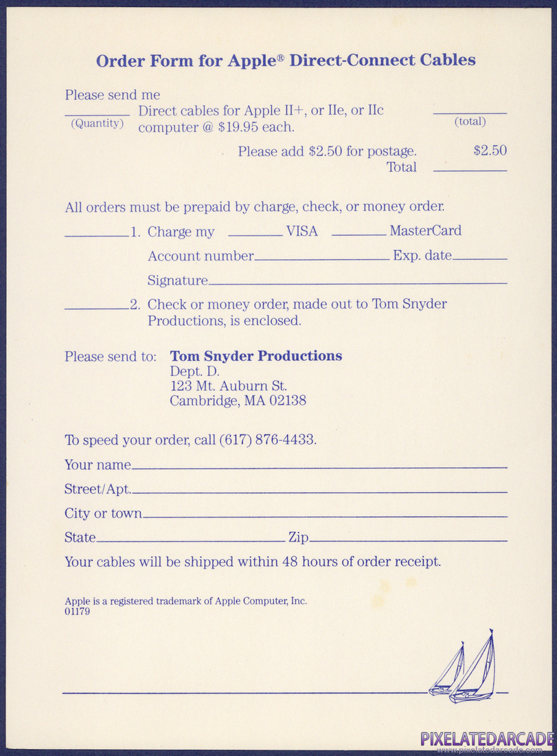 The American Challenge: A Sailing Simulation: Making The Two-Computer Connection - Order Form